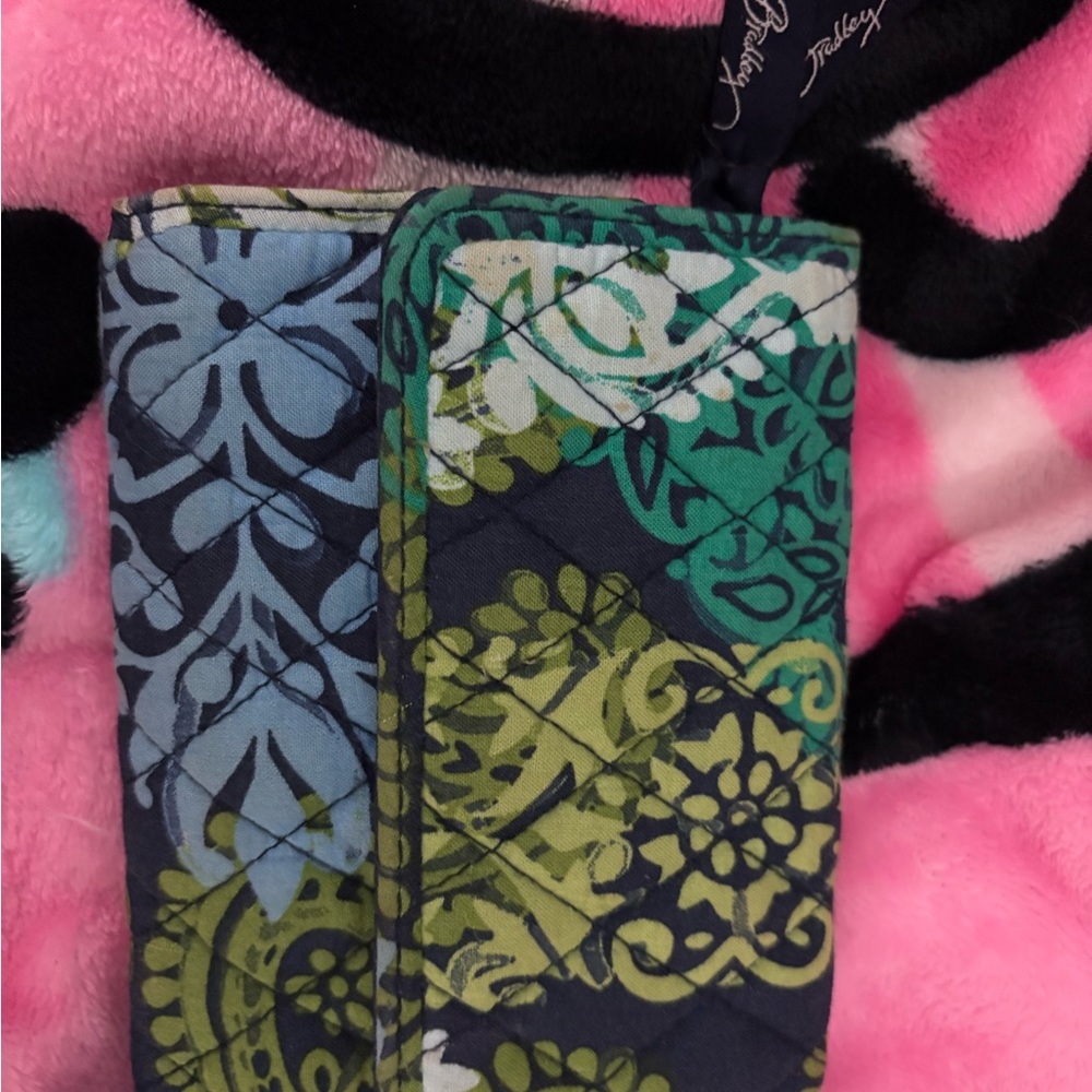 Vera Bradley Navy Quilted Wallet